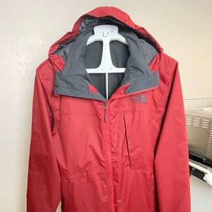 The North Face Mens Triclimate DryVent Jacket w/ Removable Fleece Liner Large